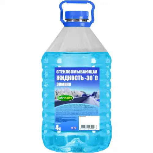 5203_жидкость стеклоомывателя зимняя! -30°С 4L OIL RIGHT, 5203